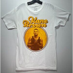 Kane Brown - Unisex Adults Short Sleeves T-Shirt - Graphic Tee - White - Small